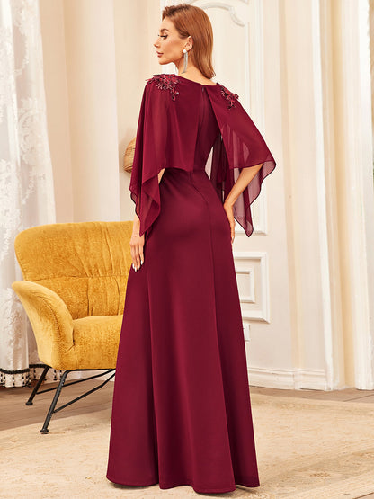 Round Neck Straight Wholesale Mother of Bridesmaid Dresses