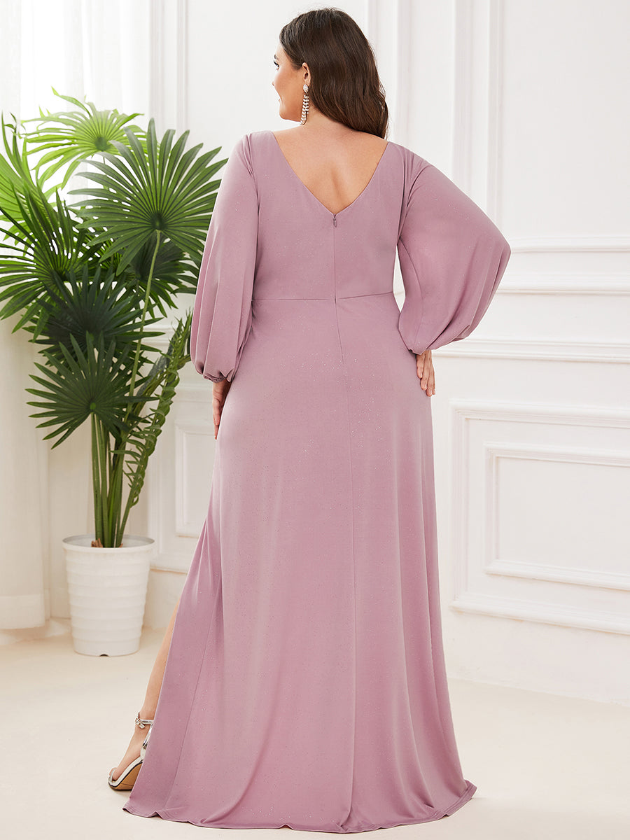 Plus Size Lantern Sleeves Wholesale Mother of the Bride Dresses