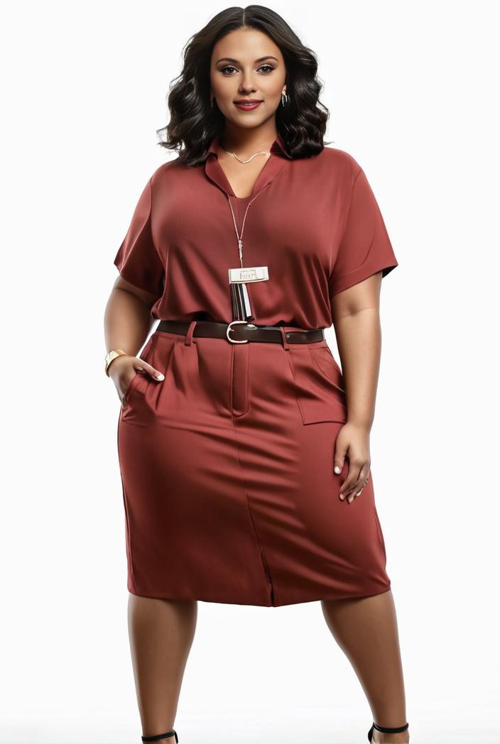 plus size faith letter print short sleeve midi dress with pockets women s plus slight stretch casual dress 108467