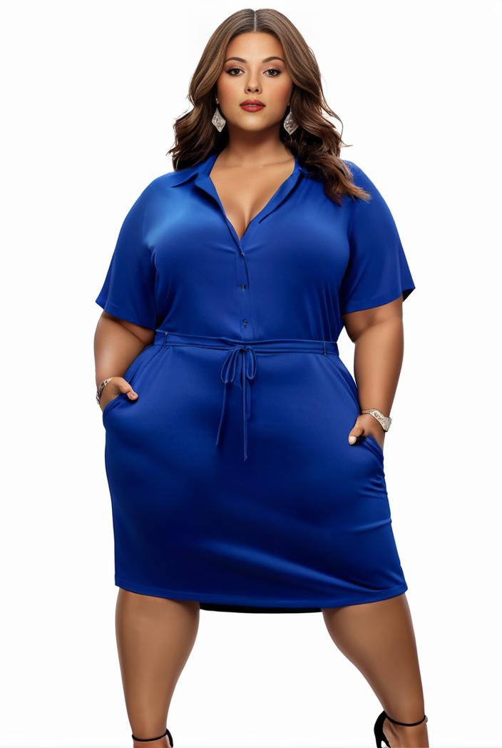 plus size faith letter print short sleeve midi dress with pockets women s plus slight stretch casual dress 108495