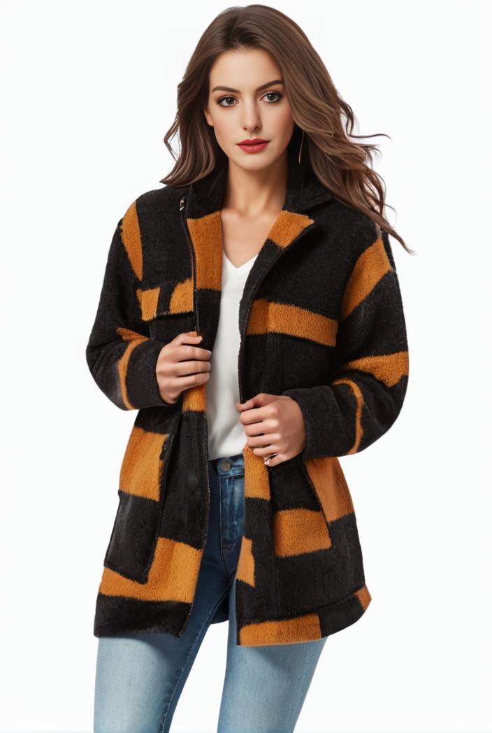plus size halloween coat women s pus allover cat pumpkin print long sleeve open front medium stretch cardigan overcoat 135580