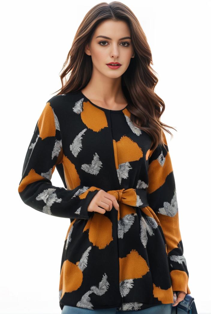 plus size halloween coat women s pus allover cat pumpkin print long sleeve open front medium stretch cardigan overcoat 105628