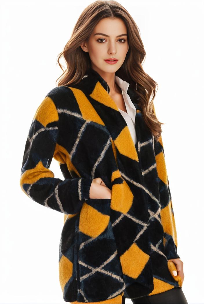 plus size halloween coat women s pus allover cat pumpkin print long sleeve open front medium stretch cardigan overcoat 116195