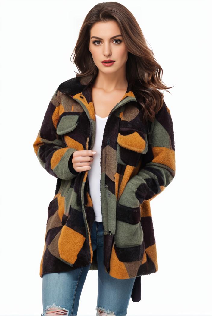 plus size halloween coat women s pus allover cat pumpkin print long sleeve open front medium stretch cardigan overcoat 134936