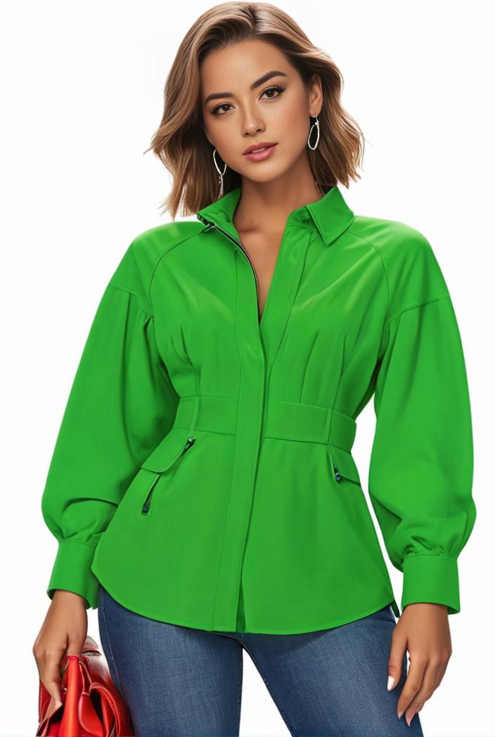 plus size casual blouse women s plus solid button up lantern sleeve turn down collar nipped waist blouse 138978