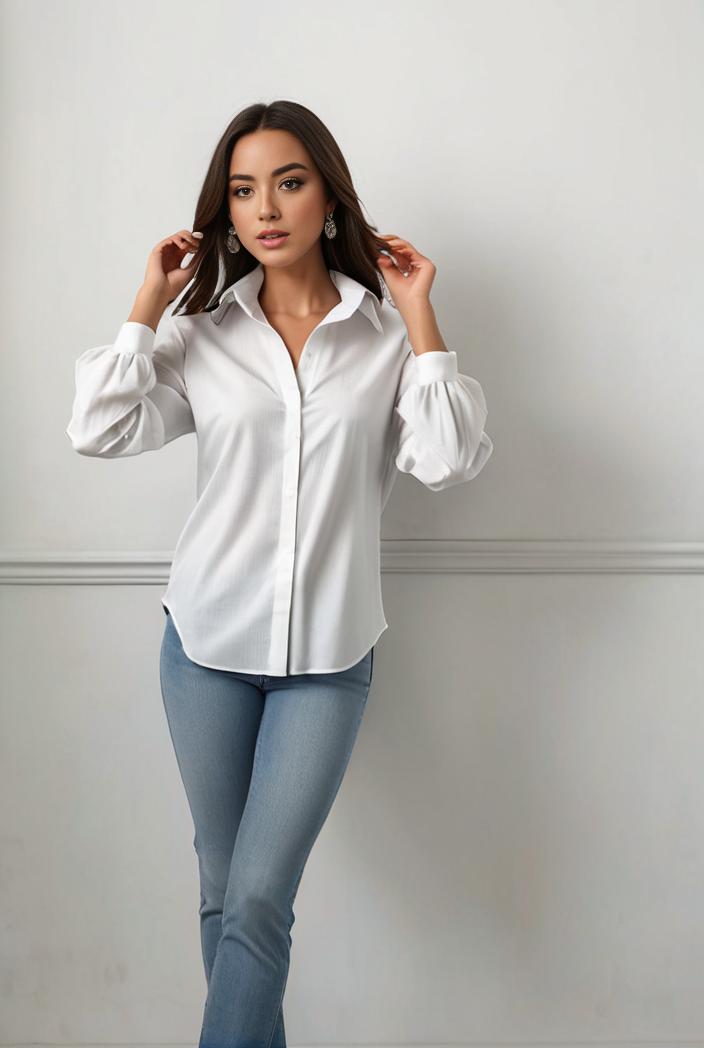 plus size casual blouse women s plus solid button up lantern sleeve turn down collar nipped waist blouse 138992