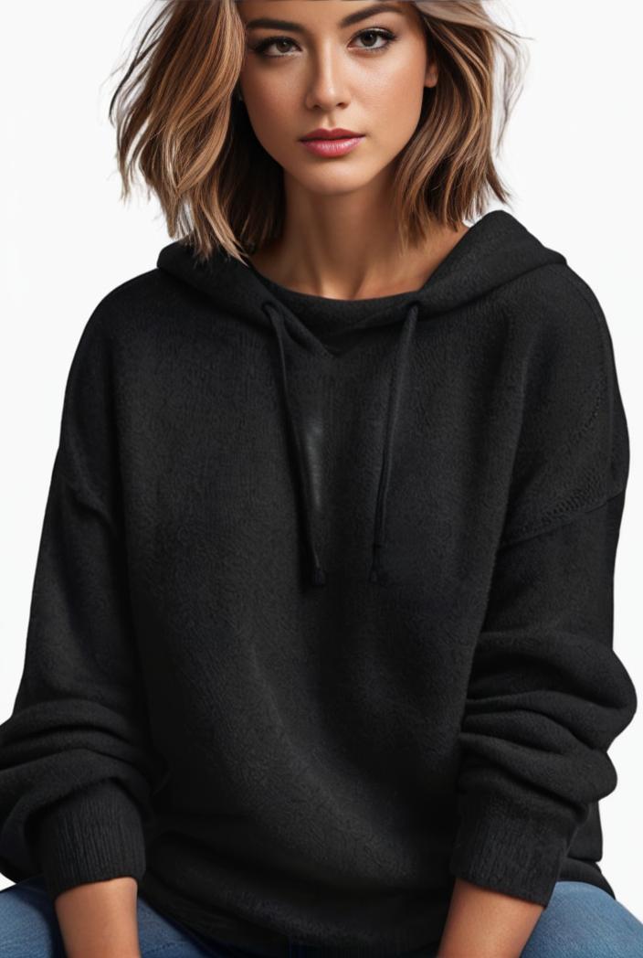 plus size casual hoodie women s plus solid ribbed long sleeve slight stretch hoodie drawstring sweatshirt 139093