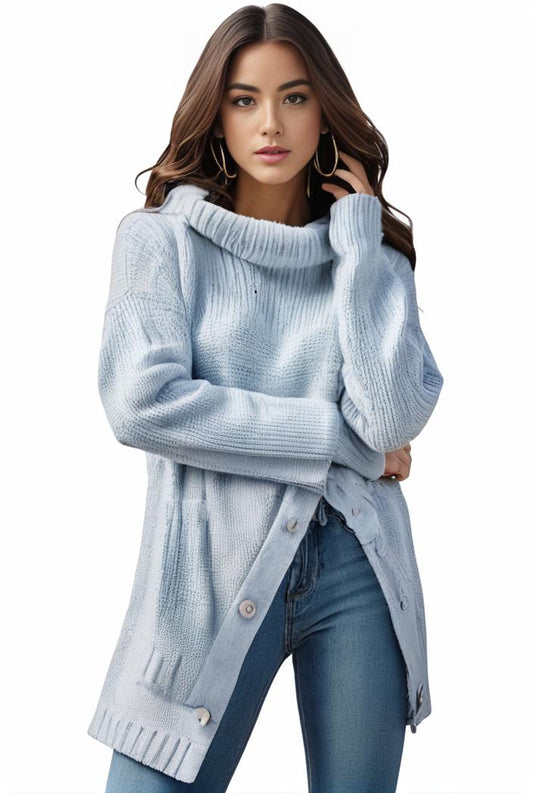 plus size casual sweater women s plus solid tassel trim long sleeve cowl neck high stretch jumper 139290