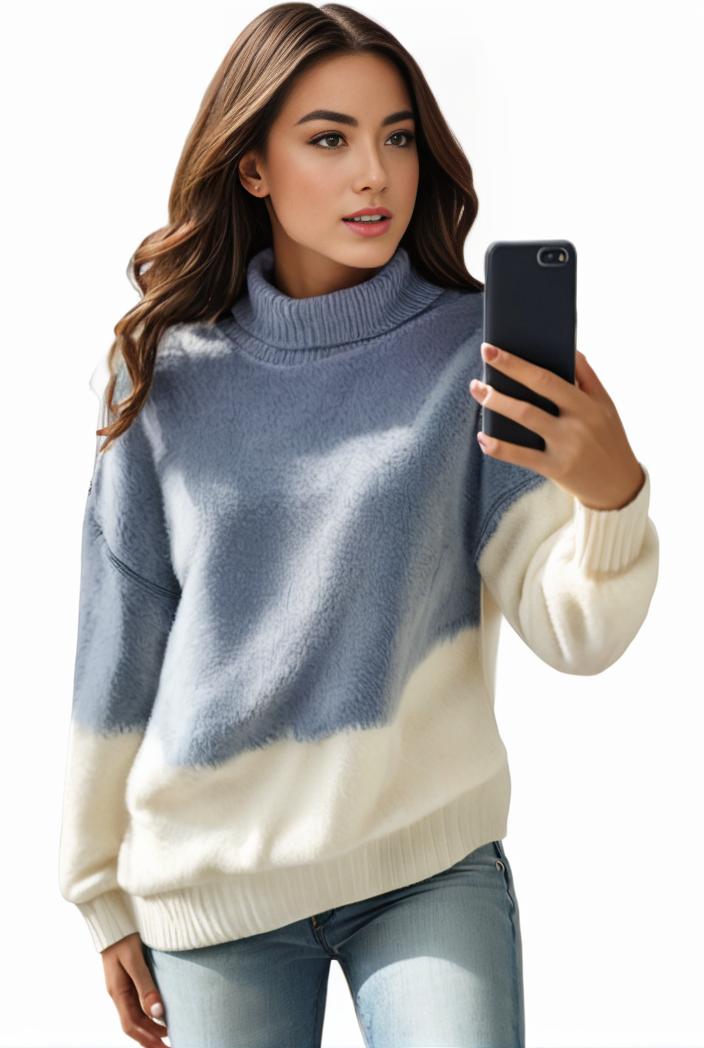 plus size casual sweatshirt women s plus colorblock long sleeve hooded drawstring slight stretch sweatshirt 139318