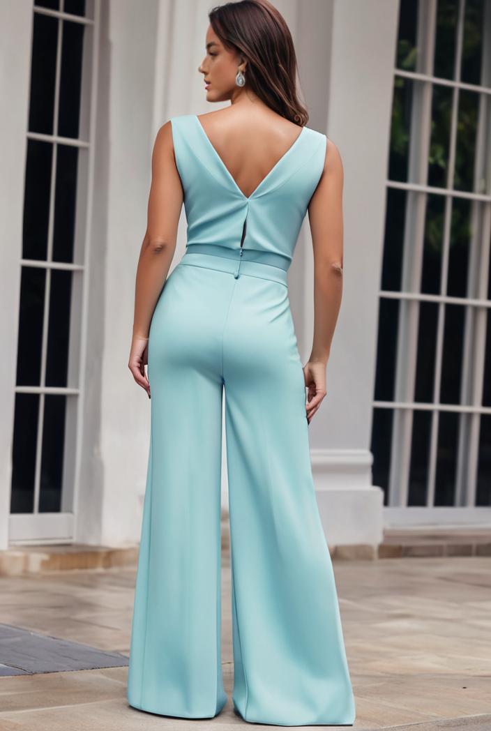 plus size shiny v neck side slit formal evening dress 143294
