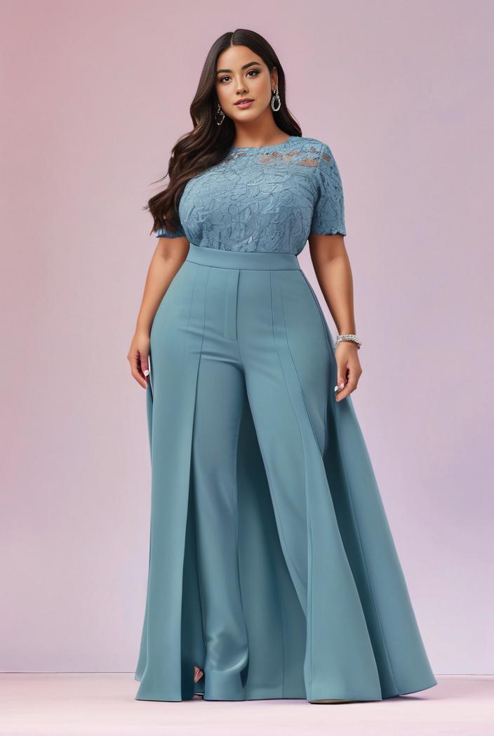 plus size women s embroidery evening dresses with short sleeve 144622