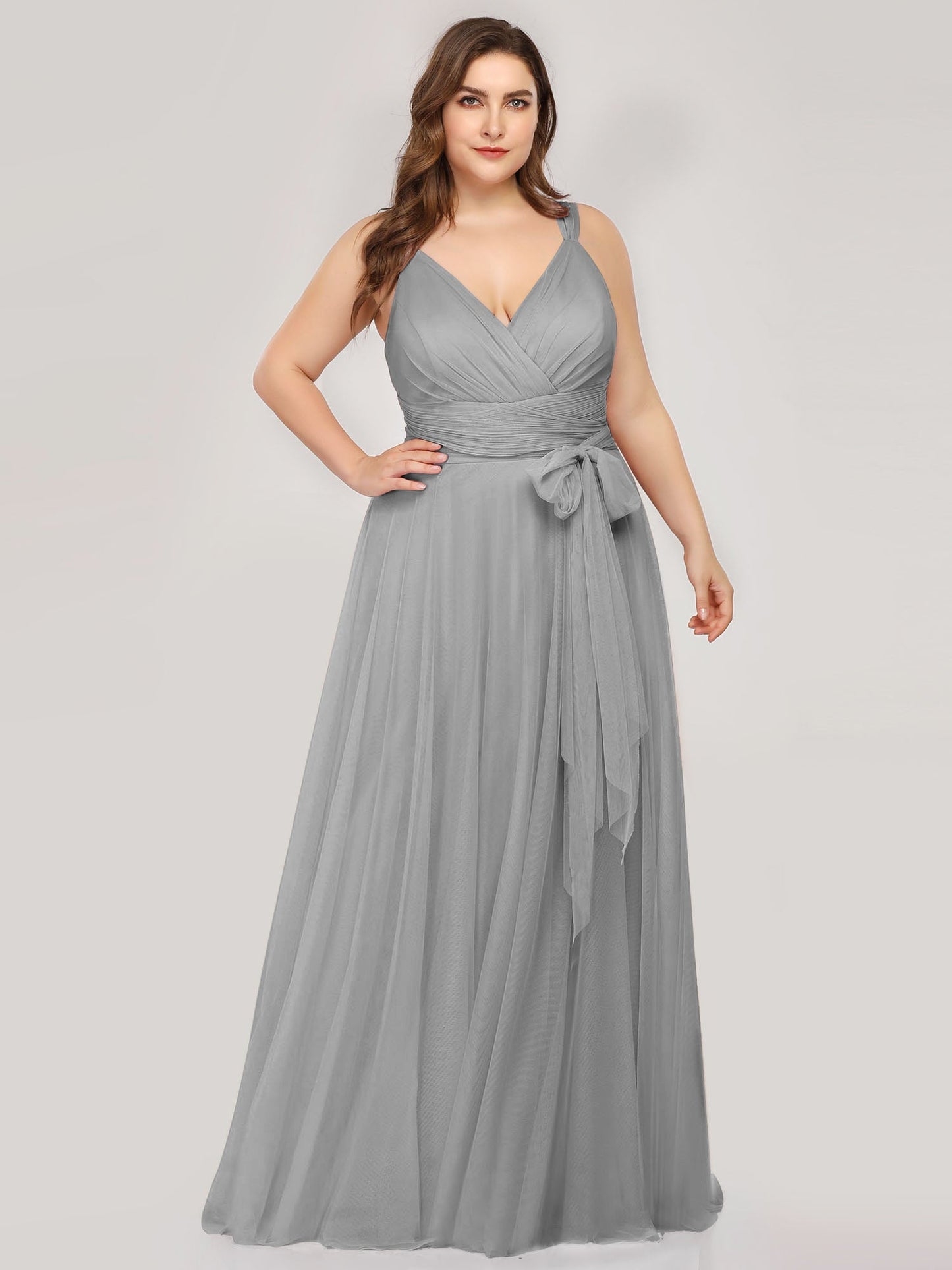 Plus Size Wholesale Tulle Bridesmaid Dresses for Women