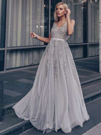 Ethereal Princess Plus Size Party Gown