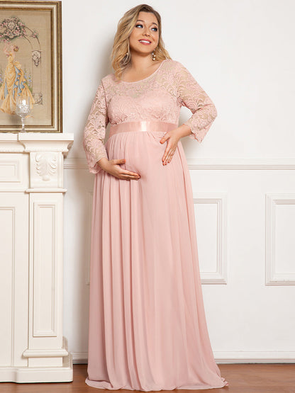 Simple and Elegant Wholesale Maternity Dress with A-line silhouette