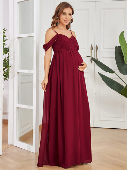 Fairytale Off Shoulder Maternity Dress