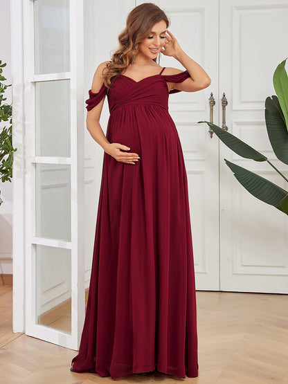 Adorable A Line Off Shoulder Wholesale Maternity Dresses