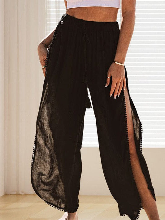 Stylish high waist wide leg pants for women in assorted colors and sizes
