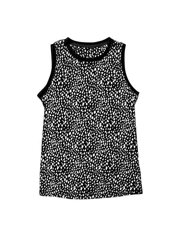 Leopard Print Sleeveless Vest for Women - Stylish Women's Pullover