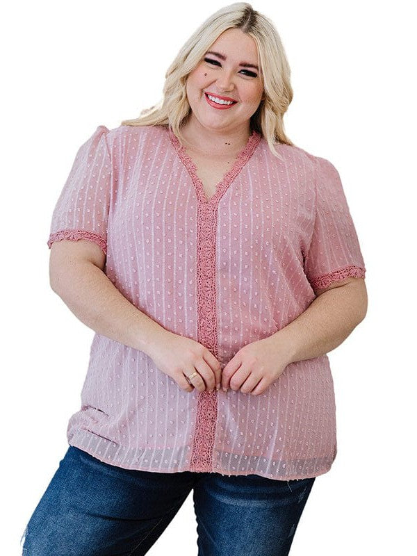 Versatile V-Neck Chiffon Top with Loose Fit for Women of All Sizes