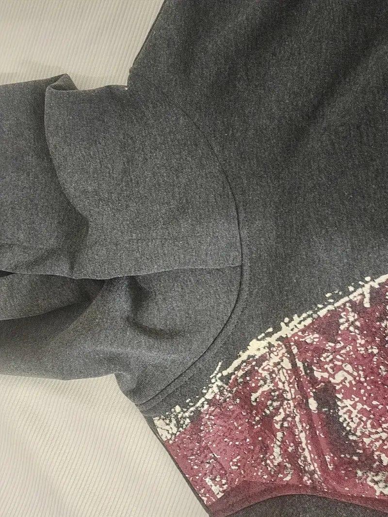 Printed Graphic Women's Kangaroo Pocket Hoodie Sweatshirt with Long Sleeves