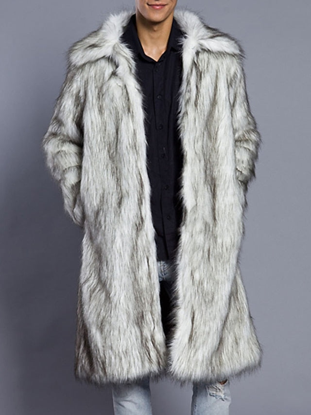 Winter Adventure Men's Fur-Lined Coat