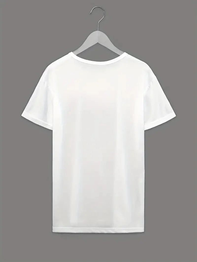 Silent Message Tee: Short-Sleeve Crew Neck Top for Summer & Spring, Women's Fashion