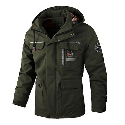 Stylish Men's Waterproof Winter Coat for Outdoor Adventures