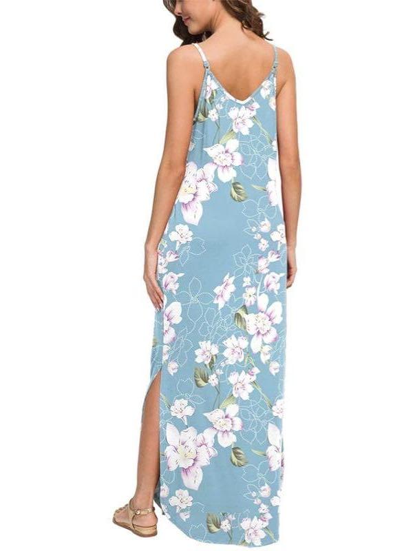 Casual Loose Dress Long Cami Maxi Dresses