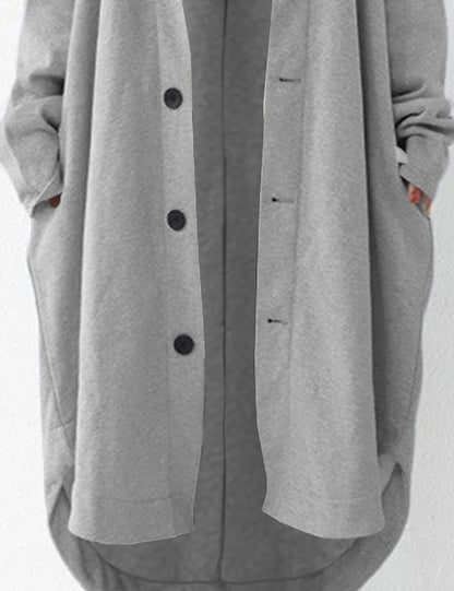 Winter Stylish Men's Hooded Trench Coat - Outdoor Apparel for Fall & Winter