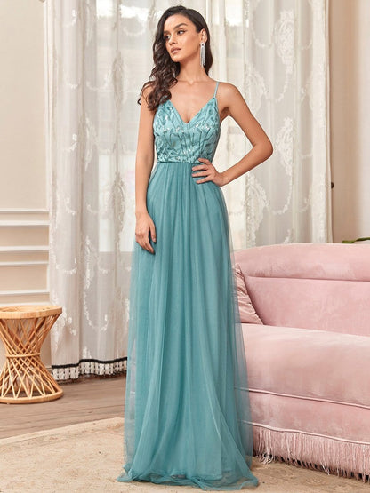 Charming Floor Length A-line Evening Gown