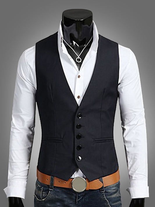 Winter Essential Men's Slim Fit Vest - Stylish & Versatile Outdoor Gear