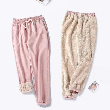 Comfy and Stylish Women's Fleece Lined Sweatpants Joggers for Fall and Winter