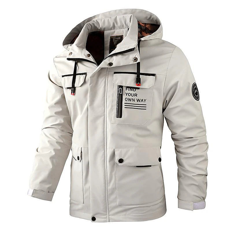 Stylish Men's Waterproof Winter Coat for Outdoor Adventures