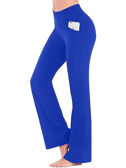 Ultimate Comfort Women's Yoga Pants with Side Pockets and Butt Lifting Technology