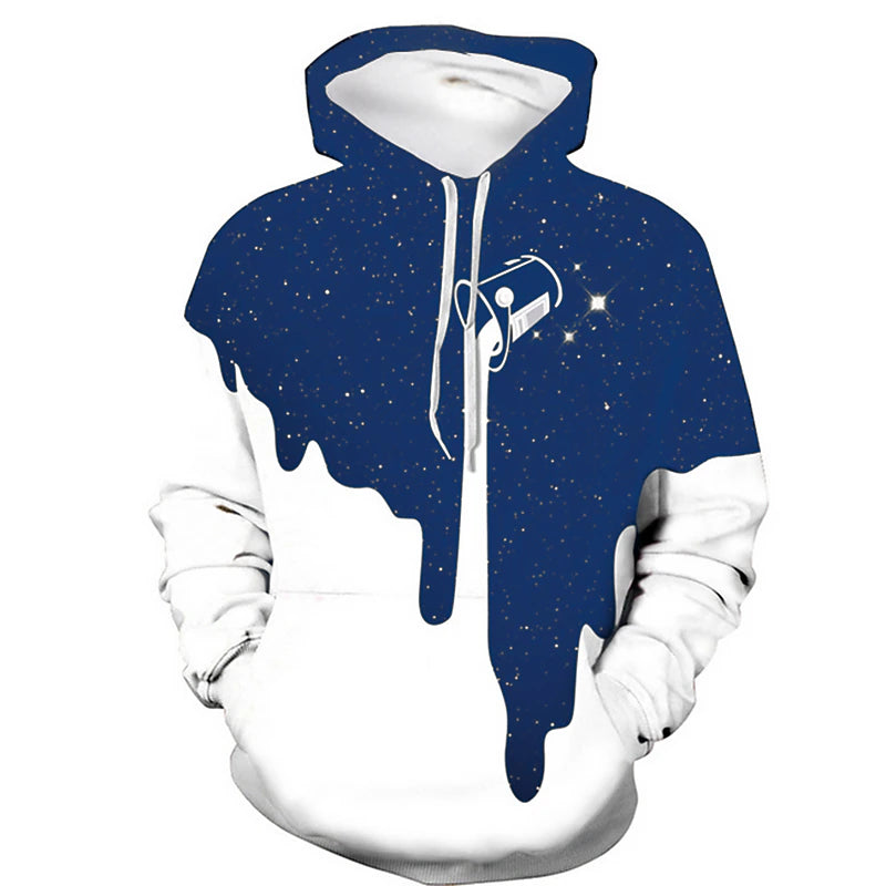 Men's Hoodie Pullover Hoodie Sweatshirt Lightweight Hoodie Black Yellow Army Green Red Blue Hooded Graphic Color Block Starry Sky Milk Cup Daily 3D Print Casual Clothing Apparel Hoodies Sweatshirts