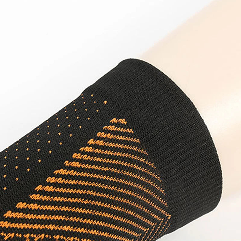 Active Geometric Compression Tube Socks for Men and Women - Breathable Athletic Wear