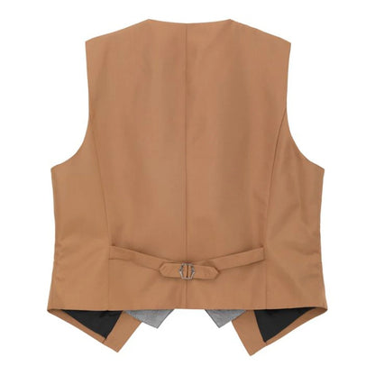 Dapper Winter Men's Formal Slim Fit Vest in Black and Brown