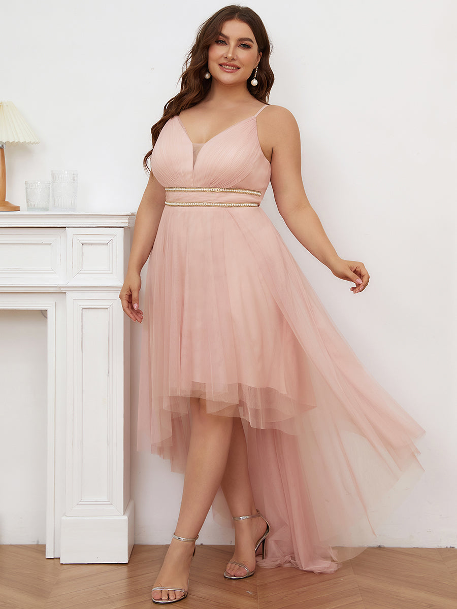 Modest Wholesale High-Low Tulle Prom Dress for Women