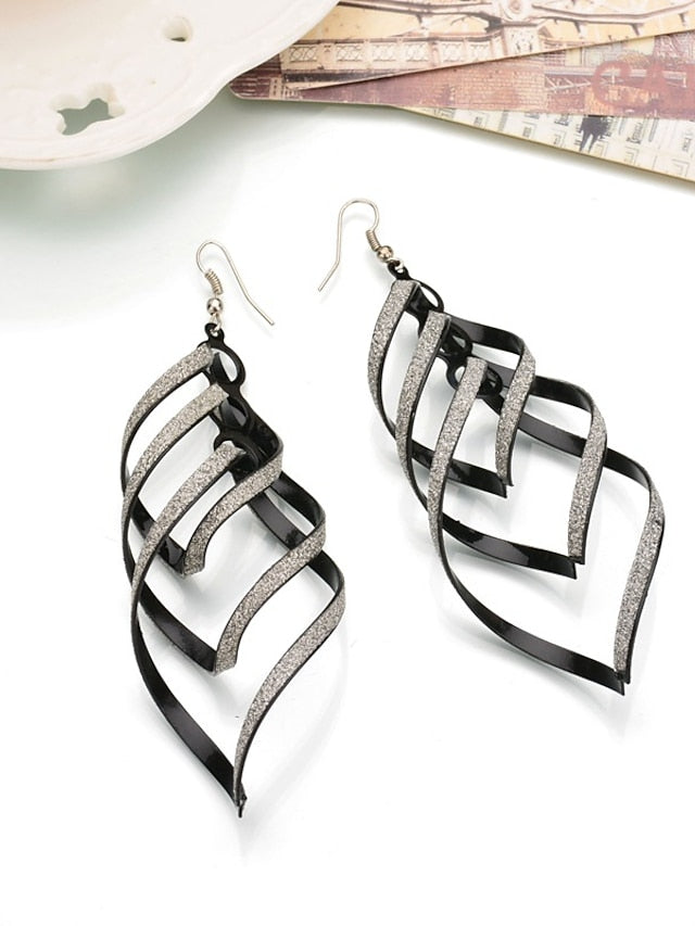 1 Pair Drop Earrings For Women's Street Date Alloy Classic Fashion - LuckyFash™