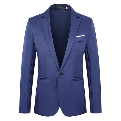 Print-Focused Men's Blazer for Cocktail and Wedding Events