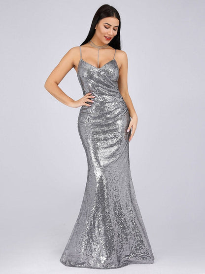 Gorgeous Sequin Mermaid Evening Gown