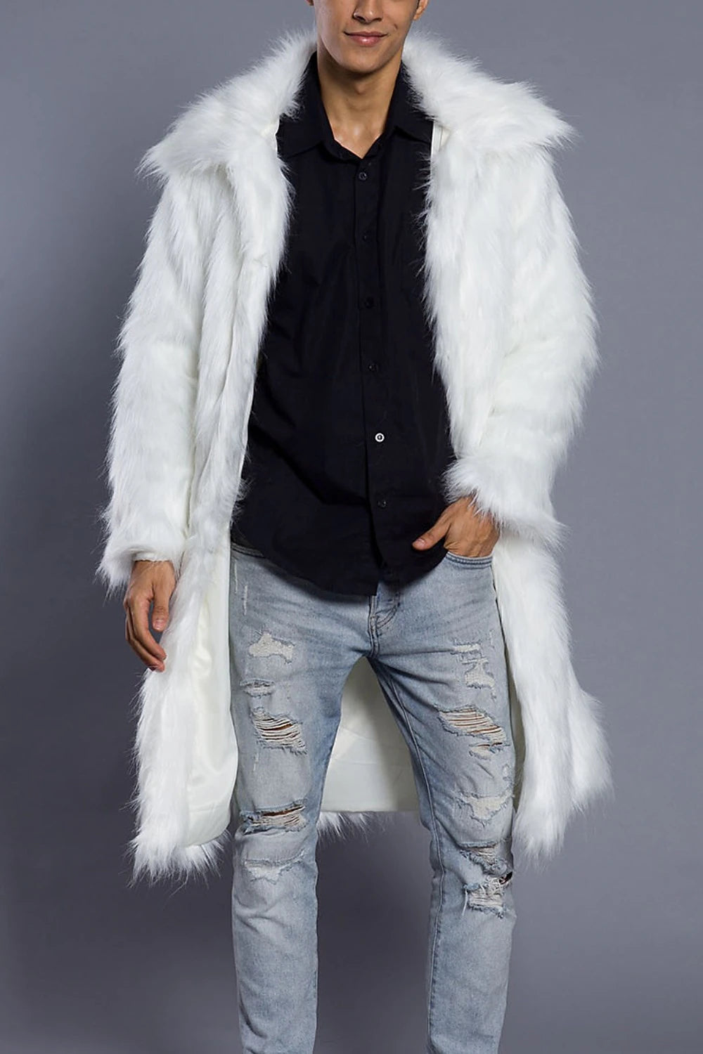 Winter Adventure Men's Fur-Lined Coat