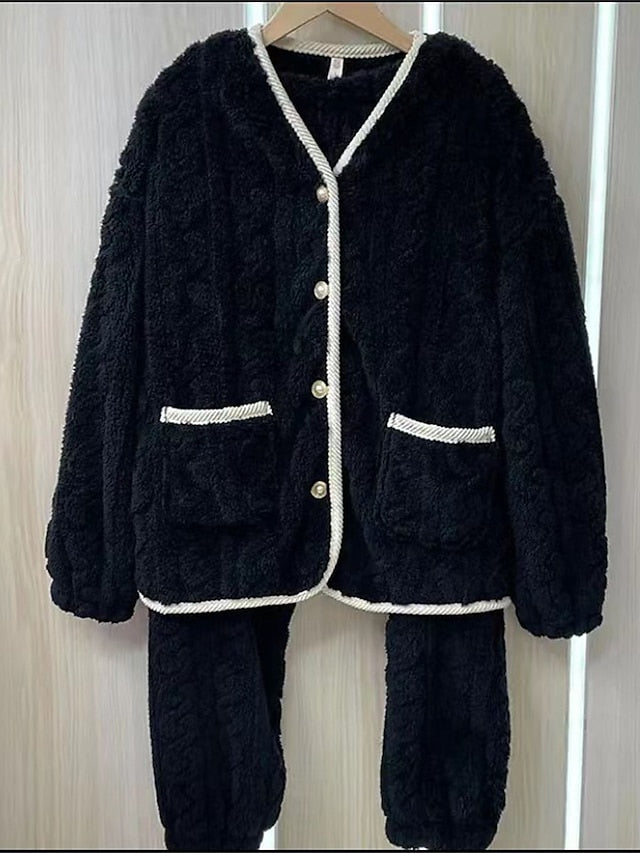 Ultimate Comfort Women's Fleece Loungewear Sets for Fall and Winter