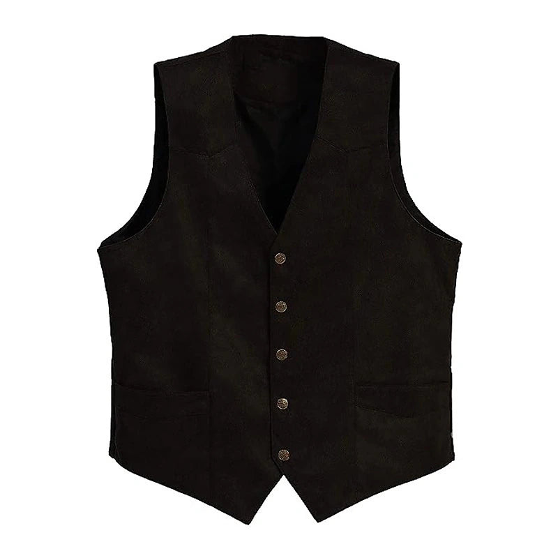 Classic Men's Suede Vest for Everyday Style and Comfort