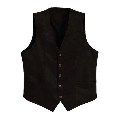 Classic Men's Suede Vest for Everyday Style and Comfort