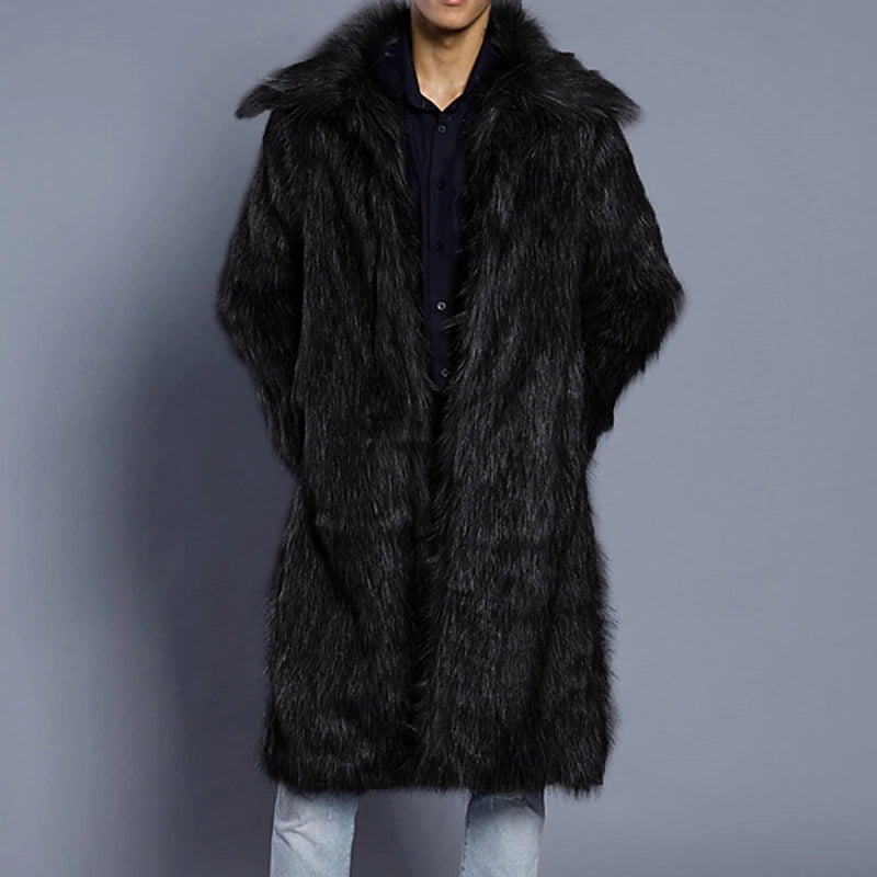 Winter Adventure Men's Fur-Lined Coat