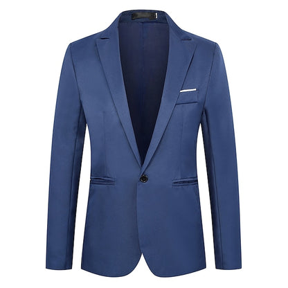 Print-Focused Men's Blazer for Cocktail and Wedding Events