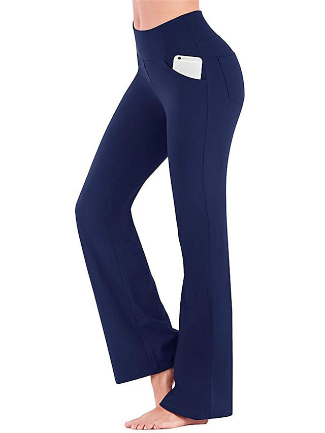 Ultimate Comfort Women's Yoga Pants with Side Pockets and Butt Lifting Technology