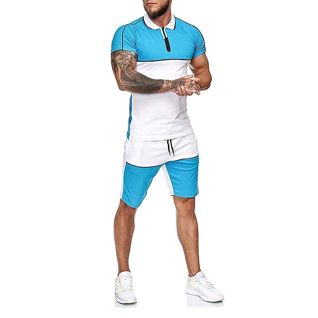 Men's T-shirt Suits Tracksuit Tennis Shirt Shorts and T Shirt Set Set Short Sleeve 2 Piece Clothing Apparel Sports Designer Casual