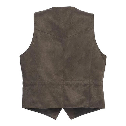 Classic Men's Suede Vest for Everyday Style and Comfort